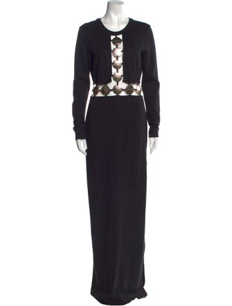 Staud Crew Neck Long Dress