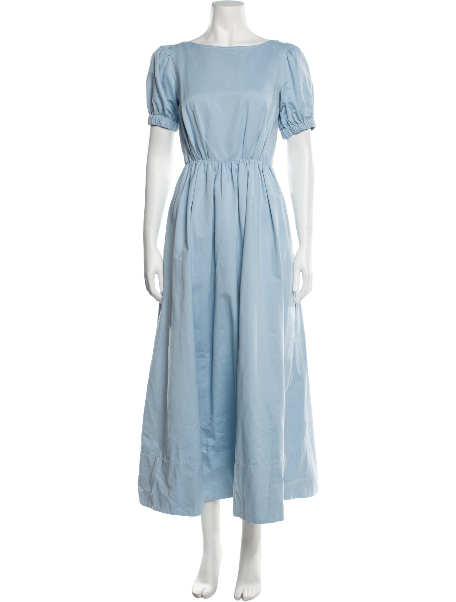 Staud Bateau Neckline Long Dress