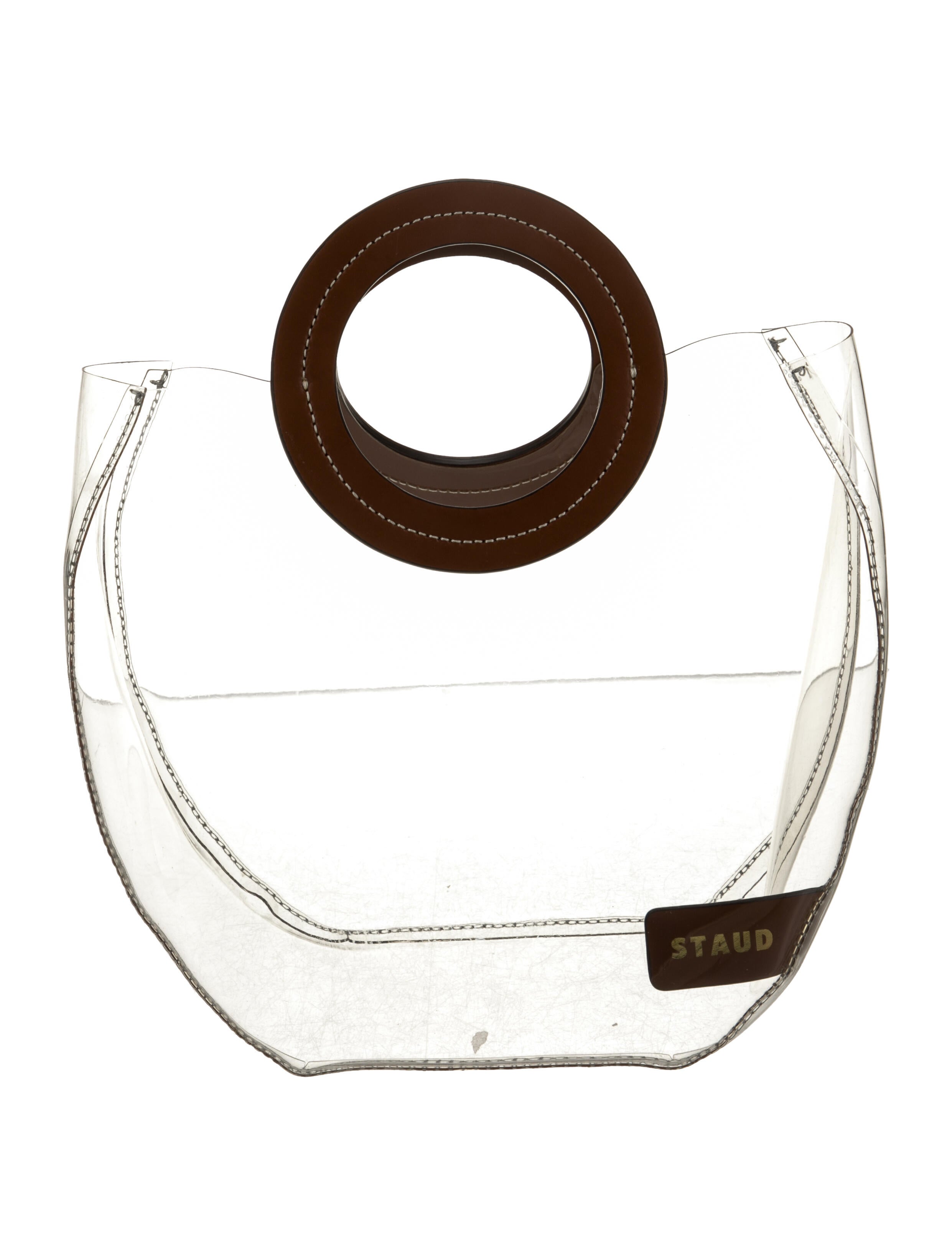 Staud PVC Top Handle Bag