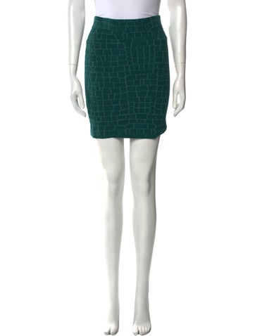 Staud Skirts Printed Mini Skirt M