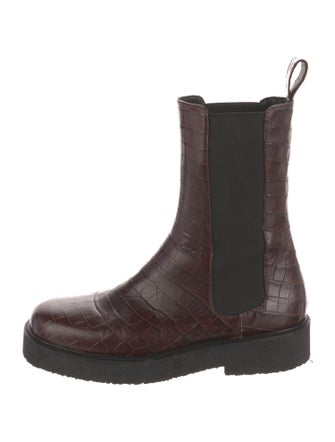 Staud Leather Chelsea Boots