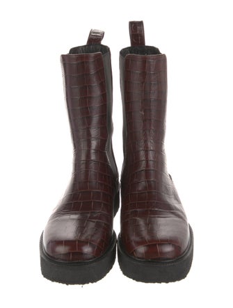 Staud Leather Chelsea Boots