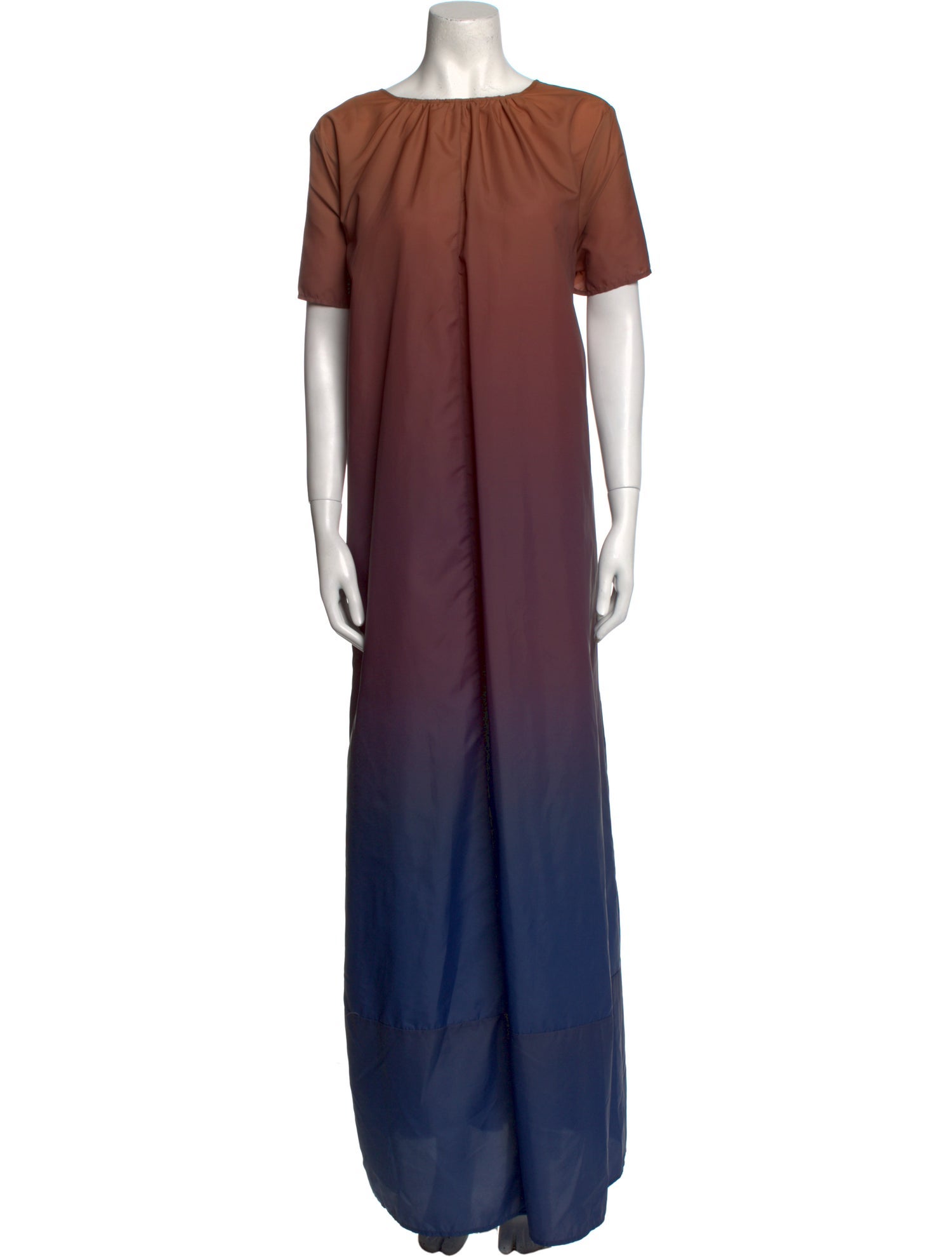 Staud Bateau Neckline Long Dress