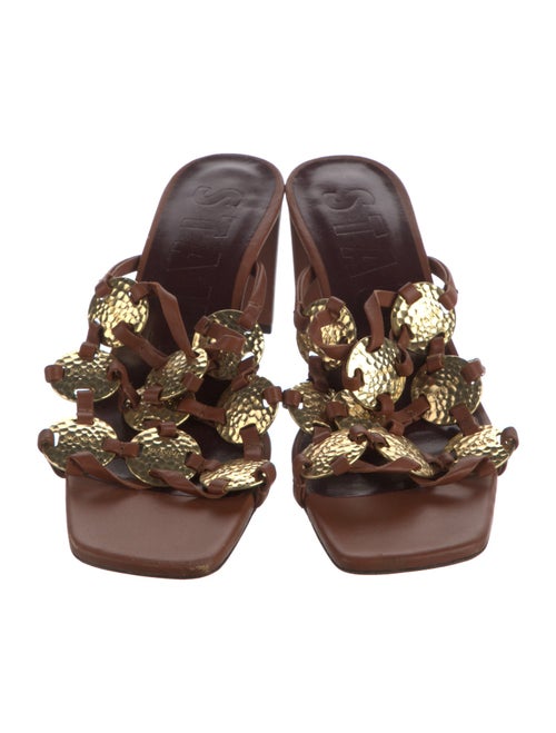 Staud Leather Slides