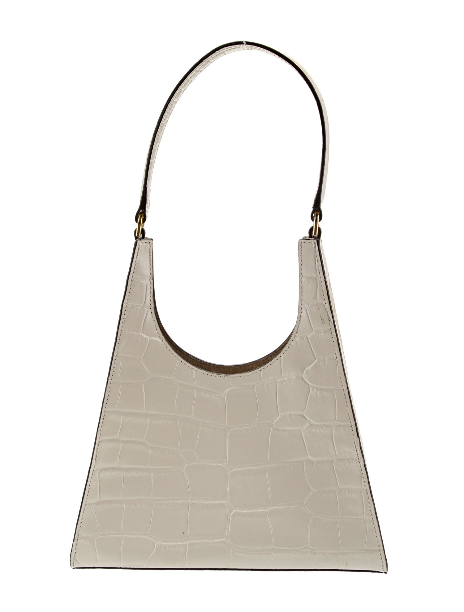 Staud Embossed Leather Shoulder Bag