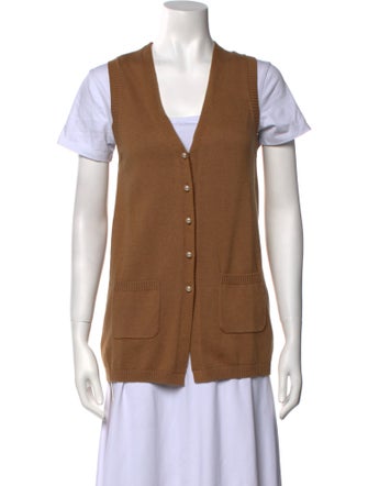 Staud Plunge Neckline Sweater