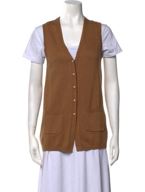 Staud Plunge Neckline Sweater