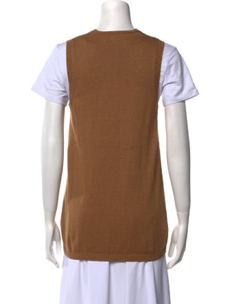 Staud Plunge Neckline Sweater