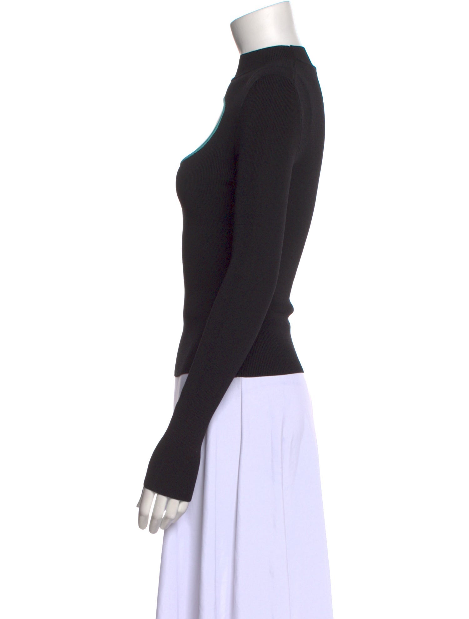 Staud Turtleneck Long Sleeve Top