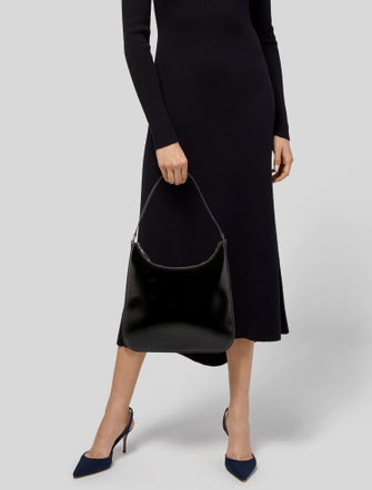 Staud Patent Leather Shoulder Bag