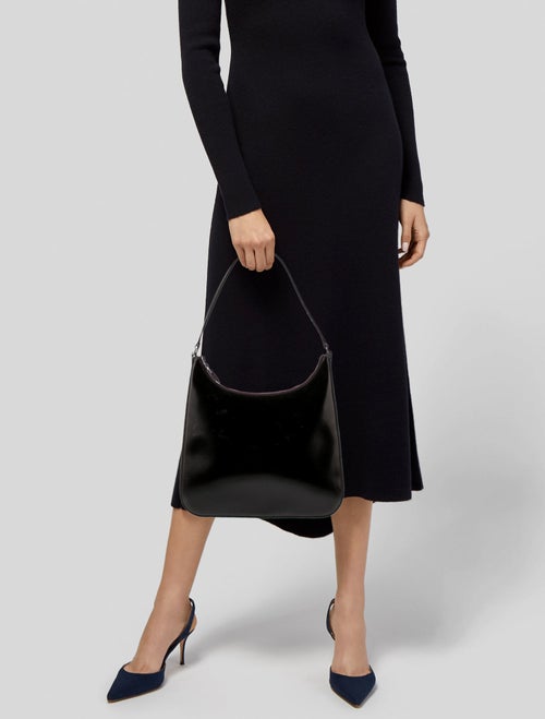Staud Patent Leather Shoulder Bag