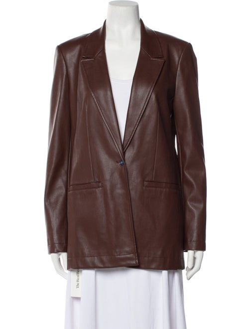 Staud Faux Leather Coat