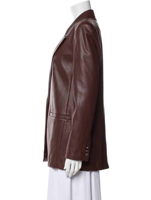 Staud Faux Leather Coat