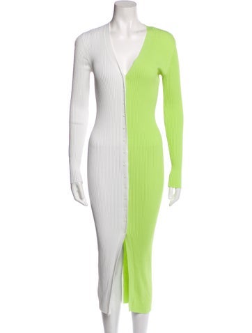 Staud Dresses Colorblock Pattern Long Dress S
