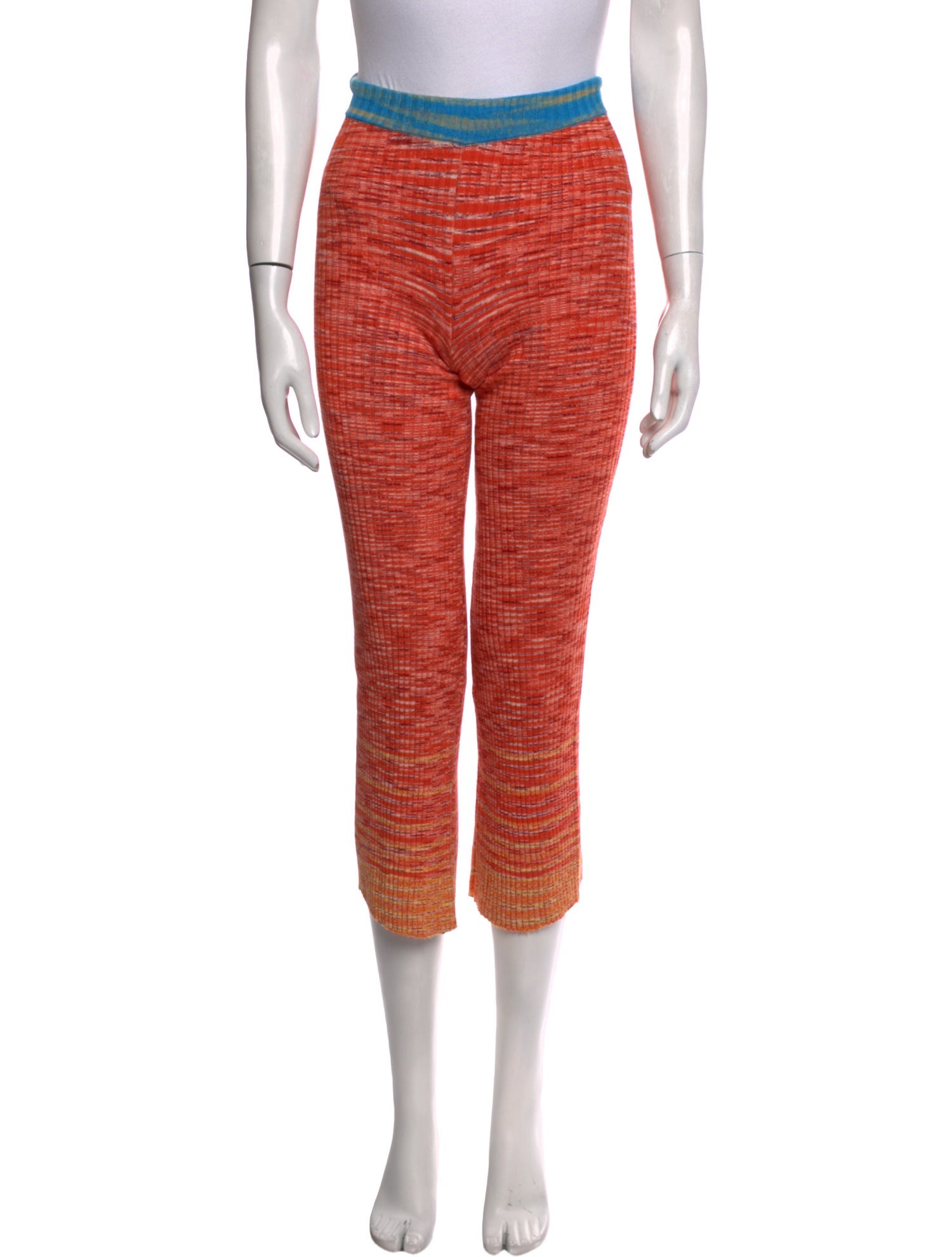 Staud Striped Straight Leg Pants