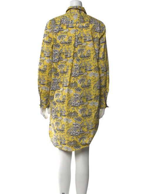 Staud Paisley Print Knee-Length Dress