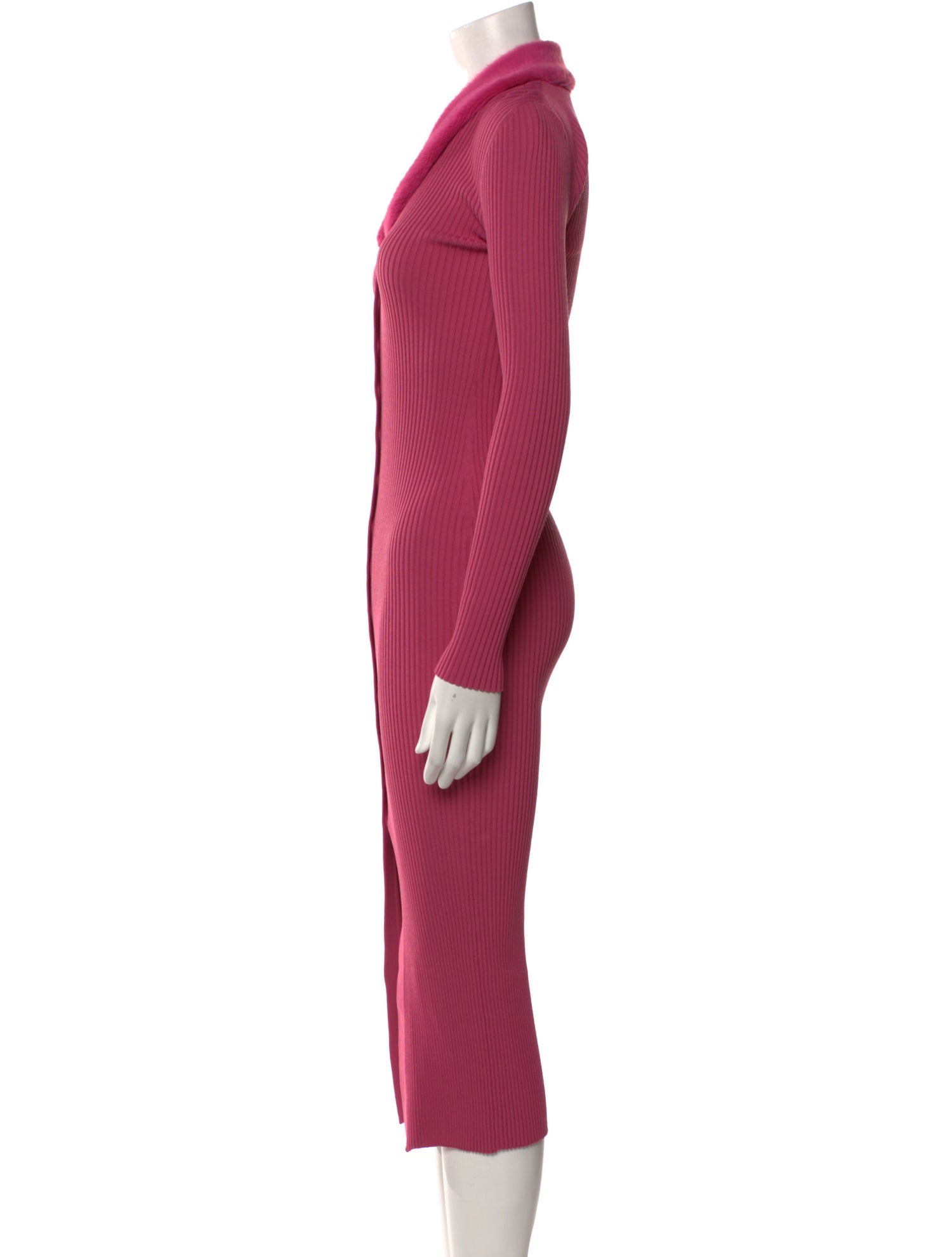 Staud V-Neck Long Dress