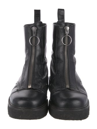 Staud Leather Combat Boots