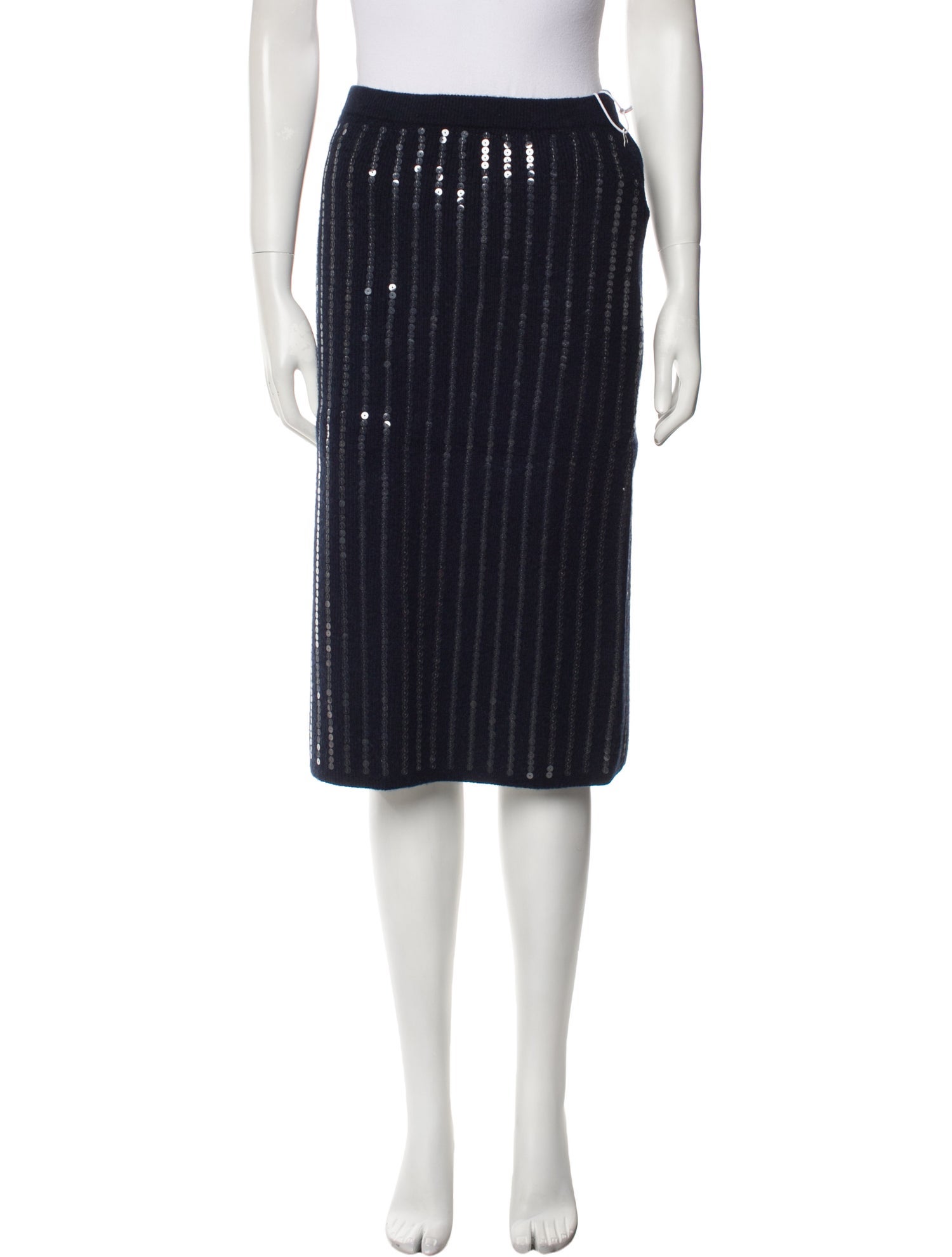 Staud Striped Knee-Length Skirt w/ Tags