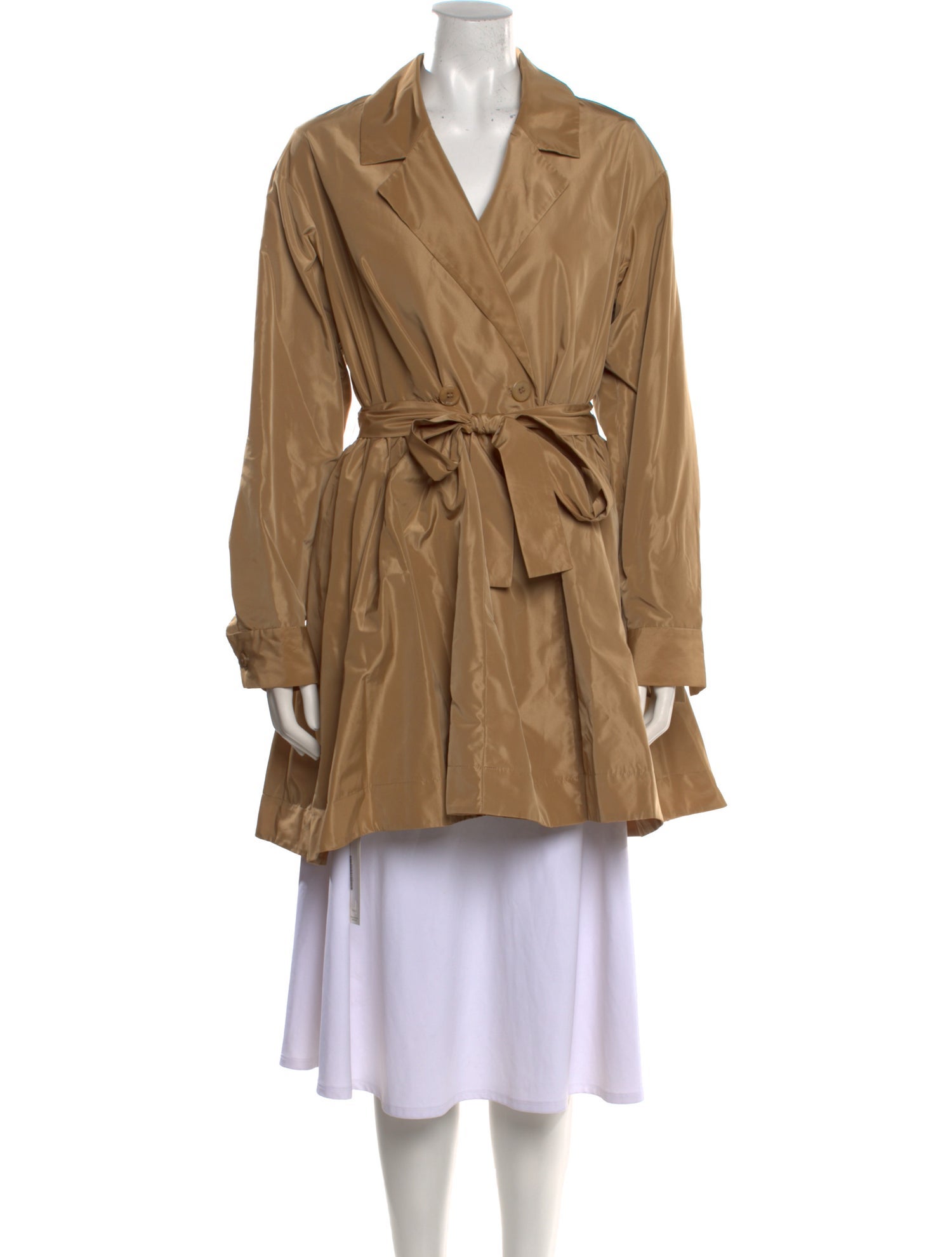 Staud V-Neck Mini Dress