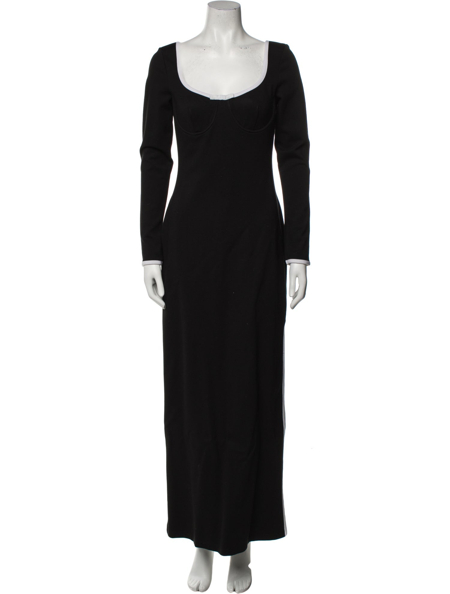 Staud Scoop Neck Long Dress