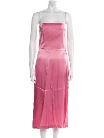 Staud Dresses Strapless Knee-Length Dress M