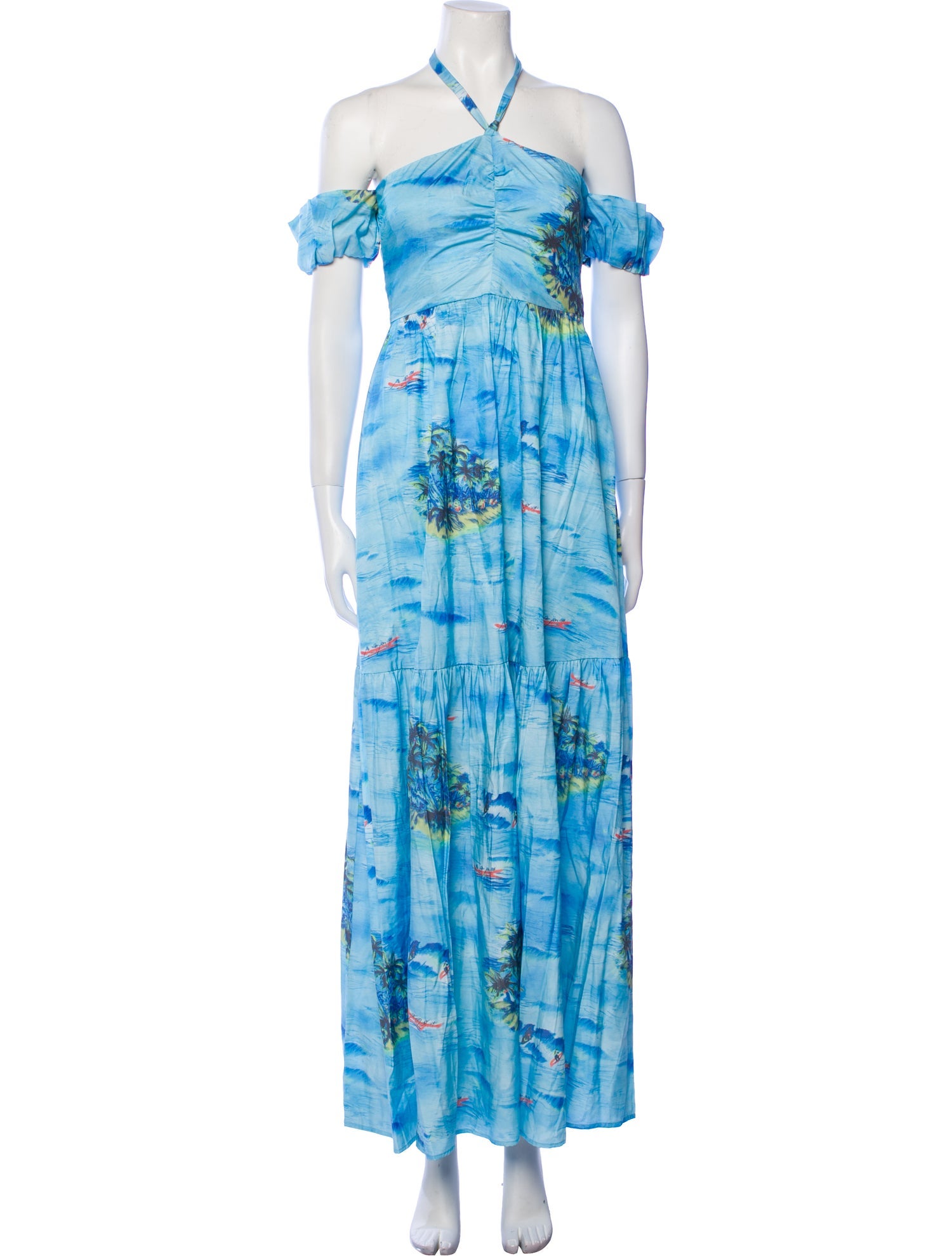 Staud Floral Print Long Dress w/ Tags