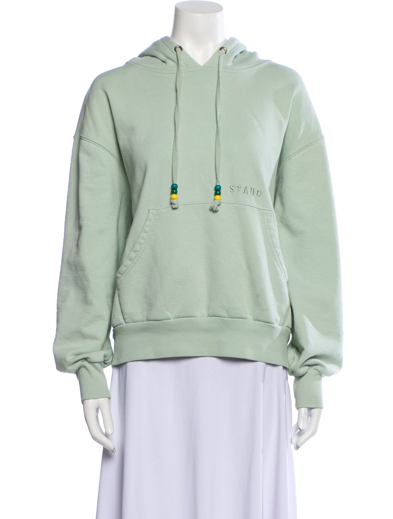 Staud Graphic Print Crew Neck Sweatshirt