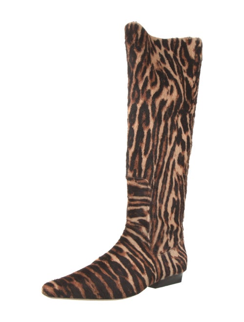 Staud Ponyhair Animal Print Boots