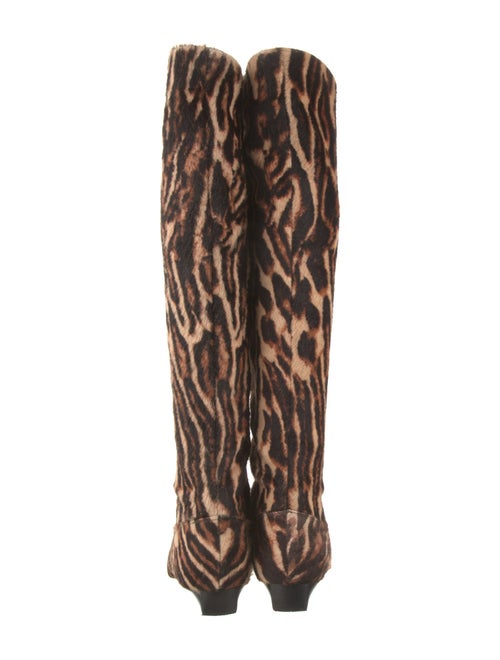 Staud Ponyhair Animal Print Boots
