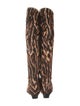 Staud Ponyhair Animal Print Boots