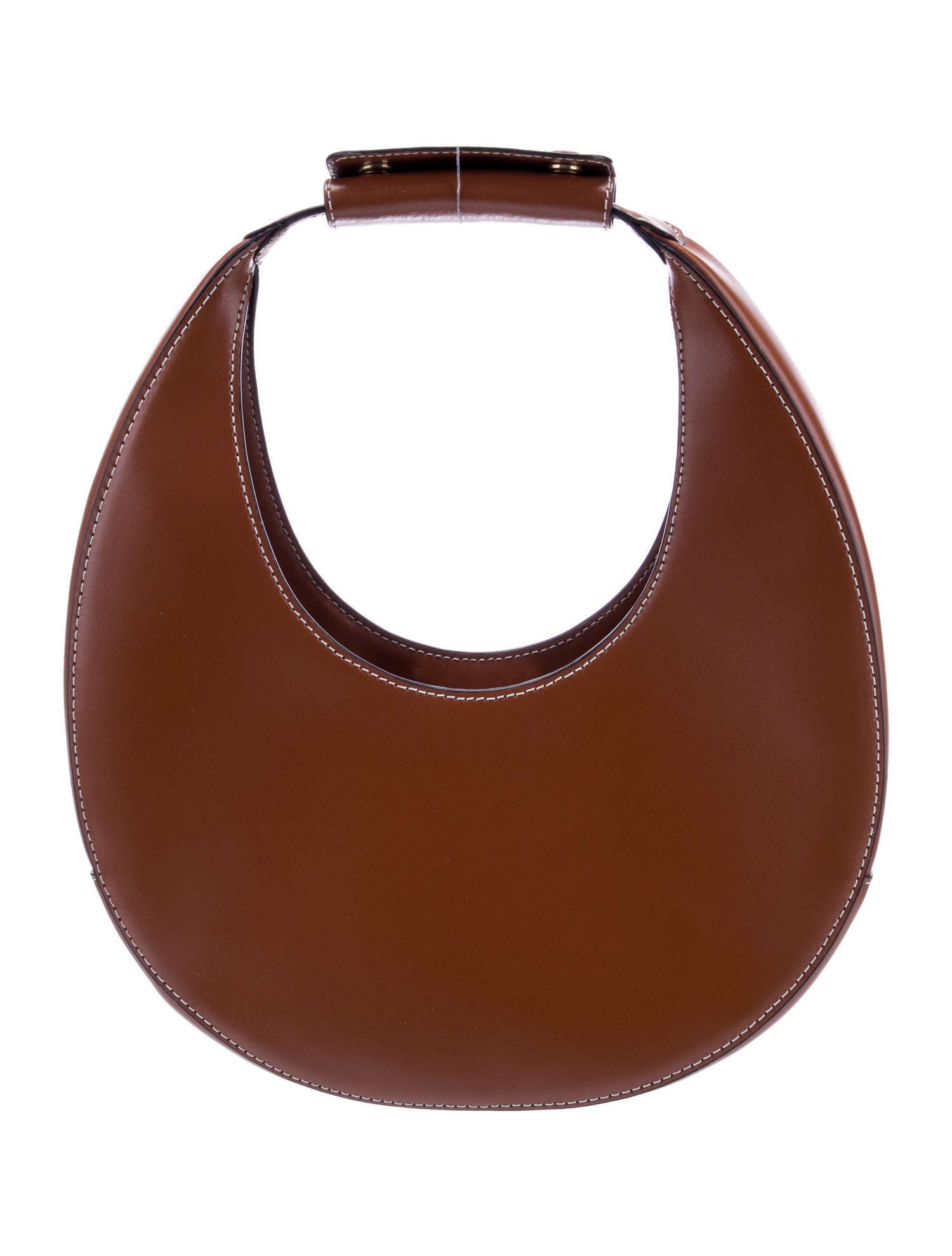 Staud Leather Top Handle Bag