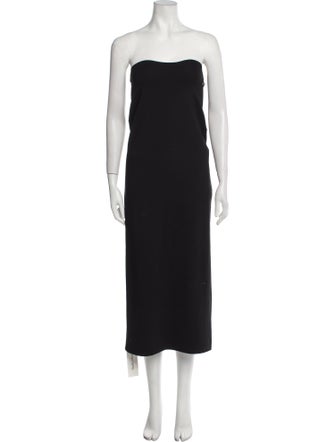 Staud Strapless Midi Length Dress