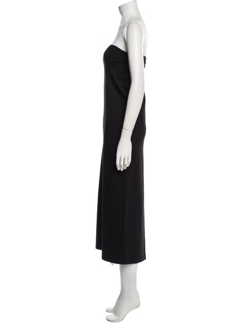 Staud Strapless Midi Length Dress