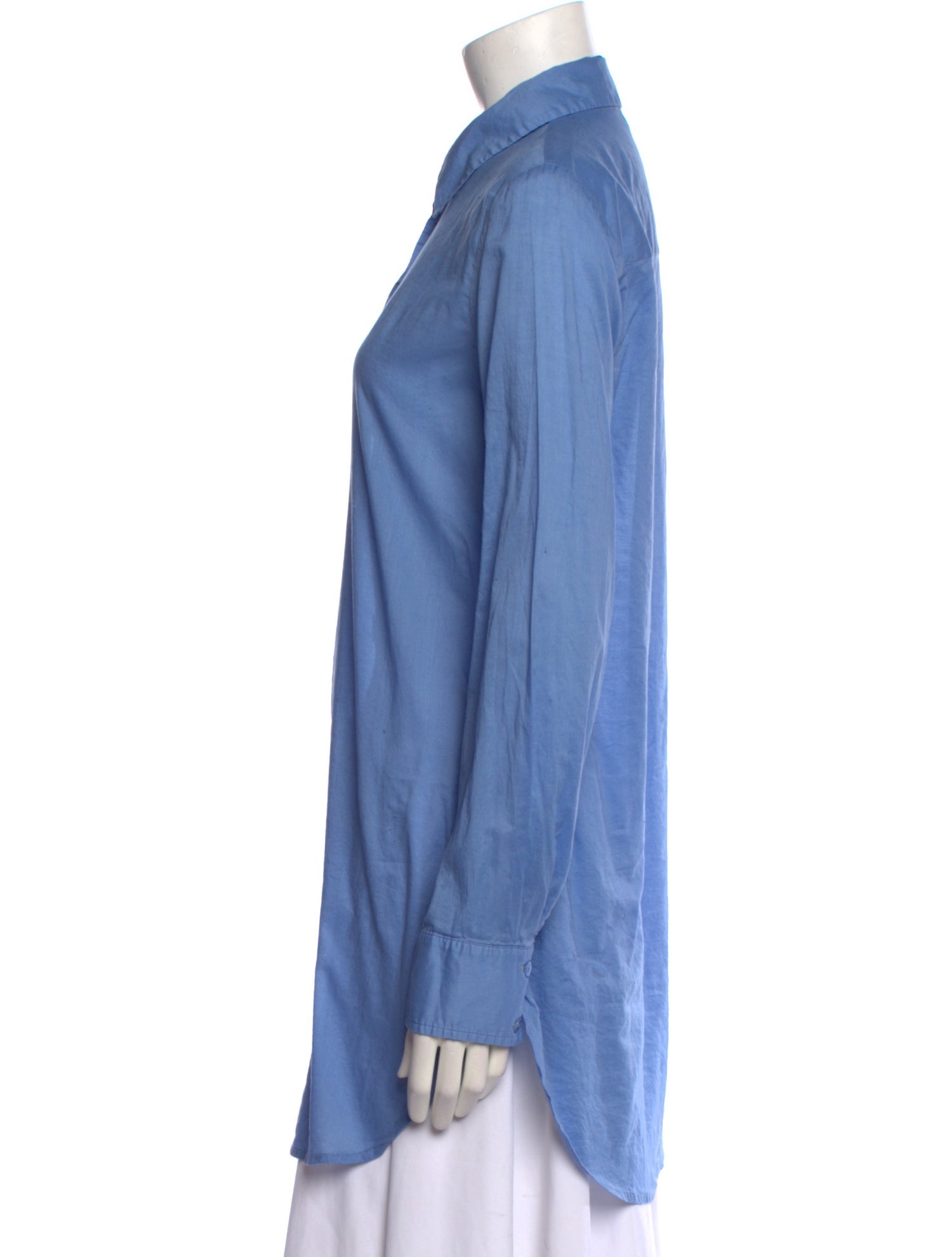 Staud Long Sleeve Button-Up Top