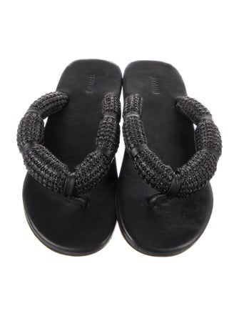 Staud Leather Slides