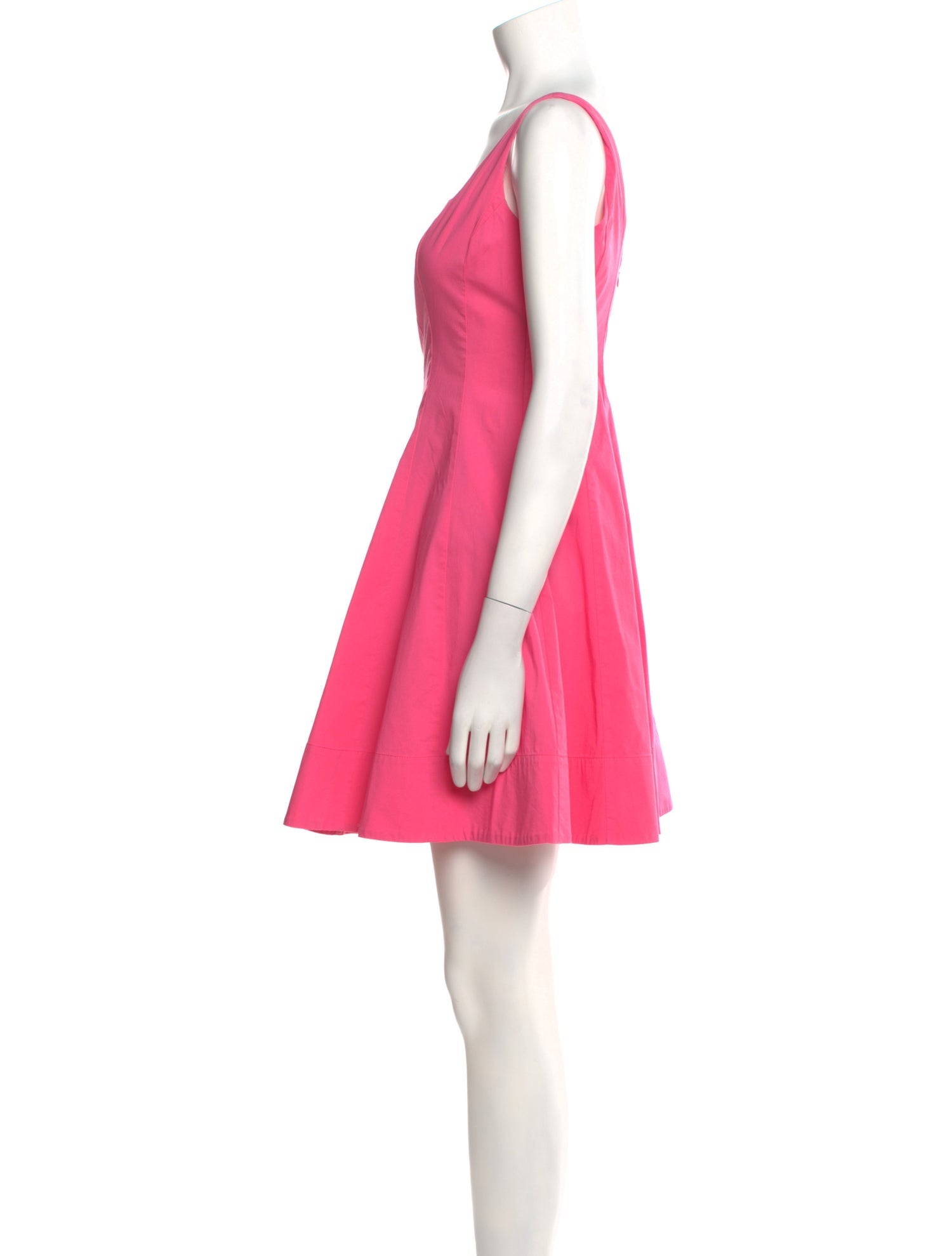 Staud Square Neckline Mini Dress