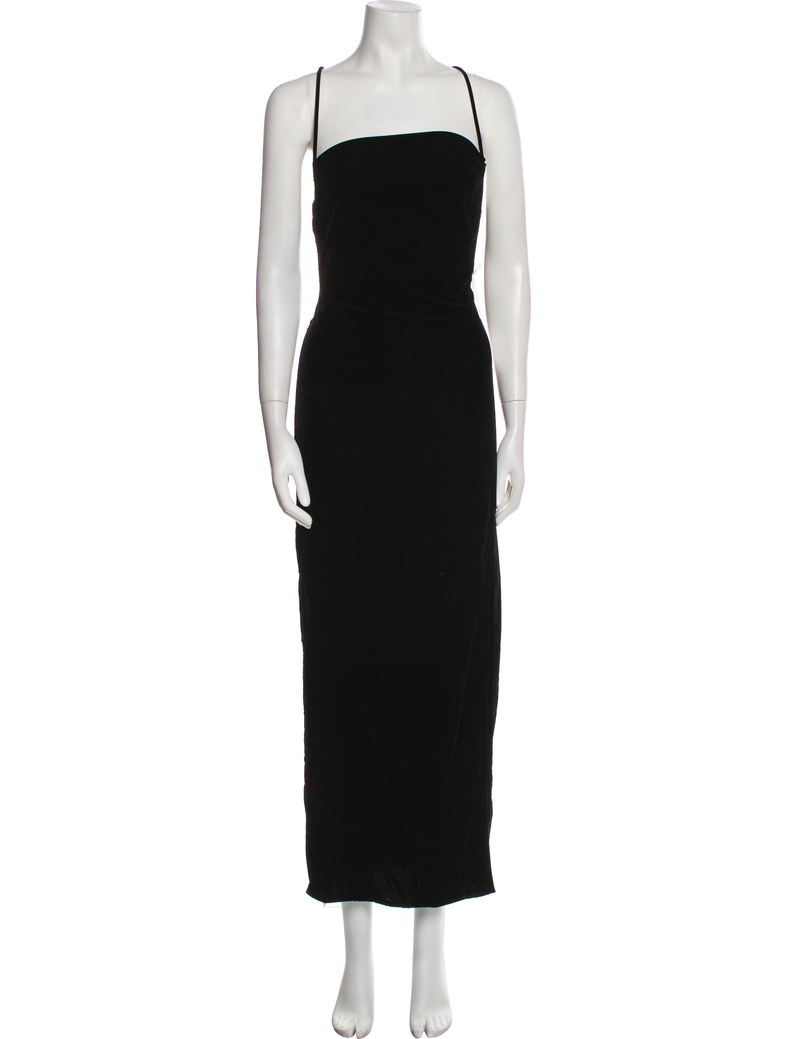 Staud Square Neckline Long Dress