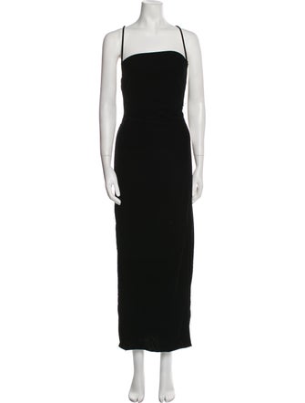 Staud Square Neckline Long Dress