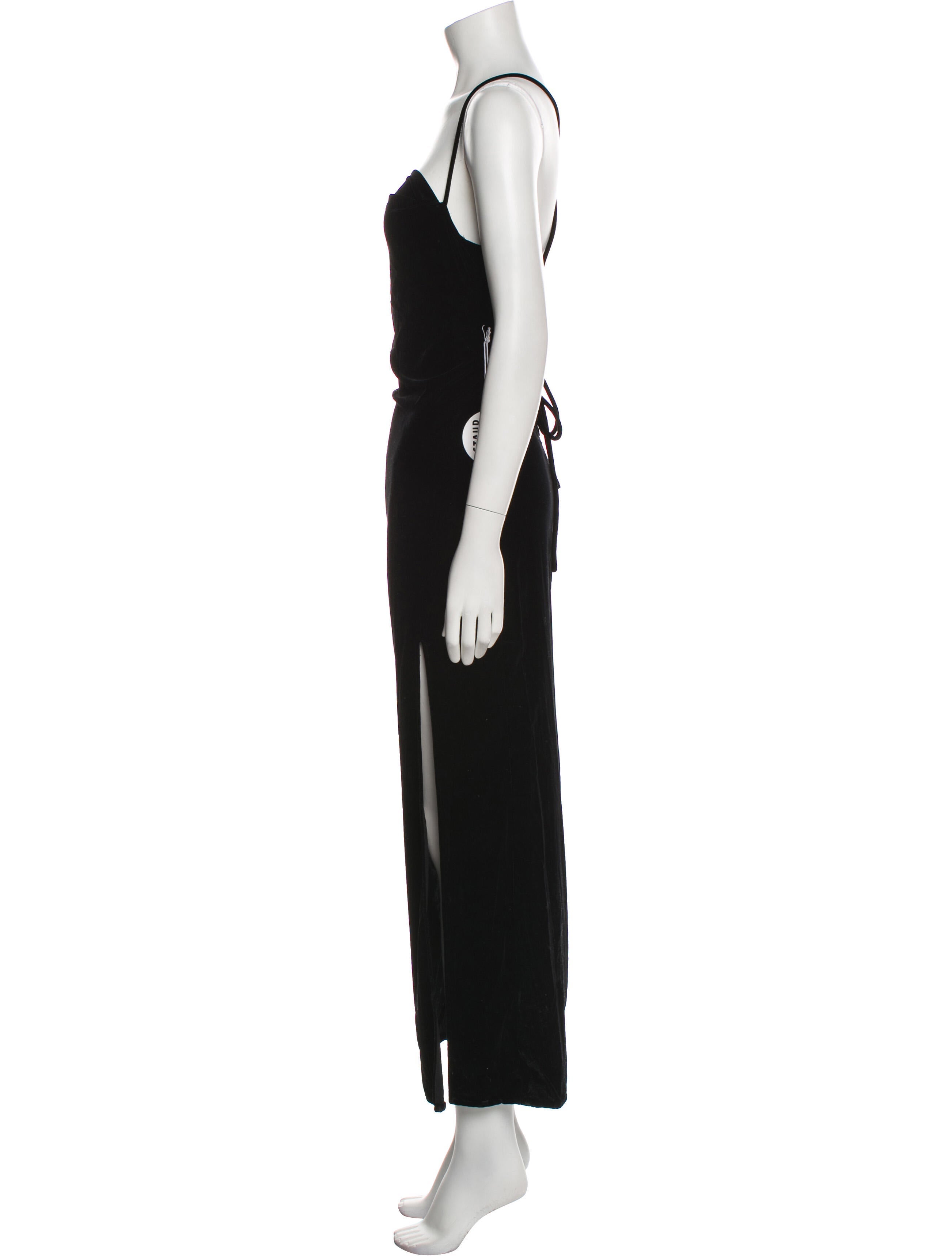 Staud Square Neckline Long Dress