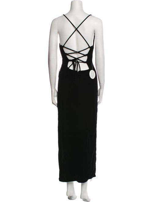 Staud Square Neckline Long Dress