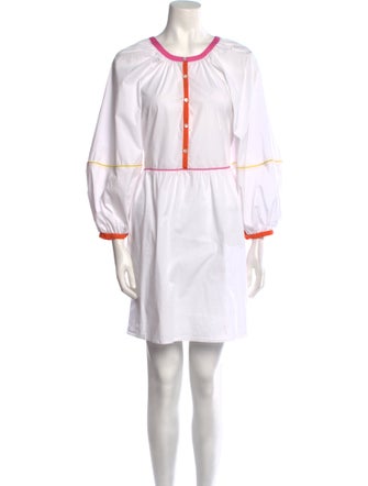 Staud Scoop Neck Mini Dress