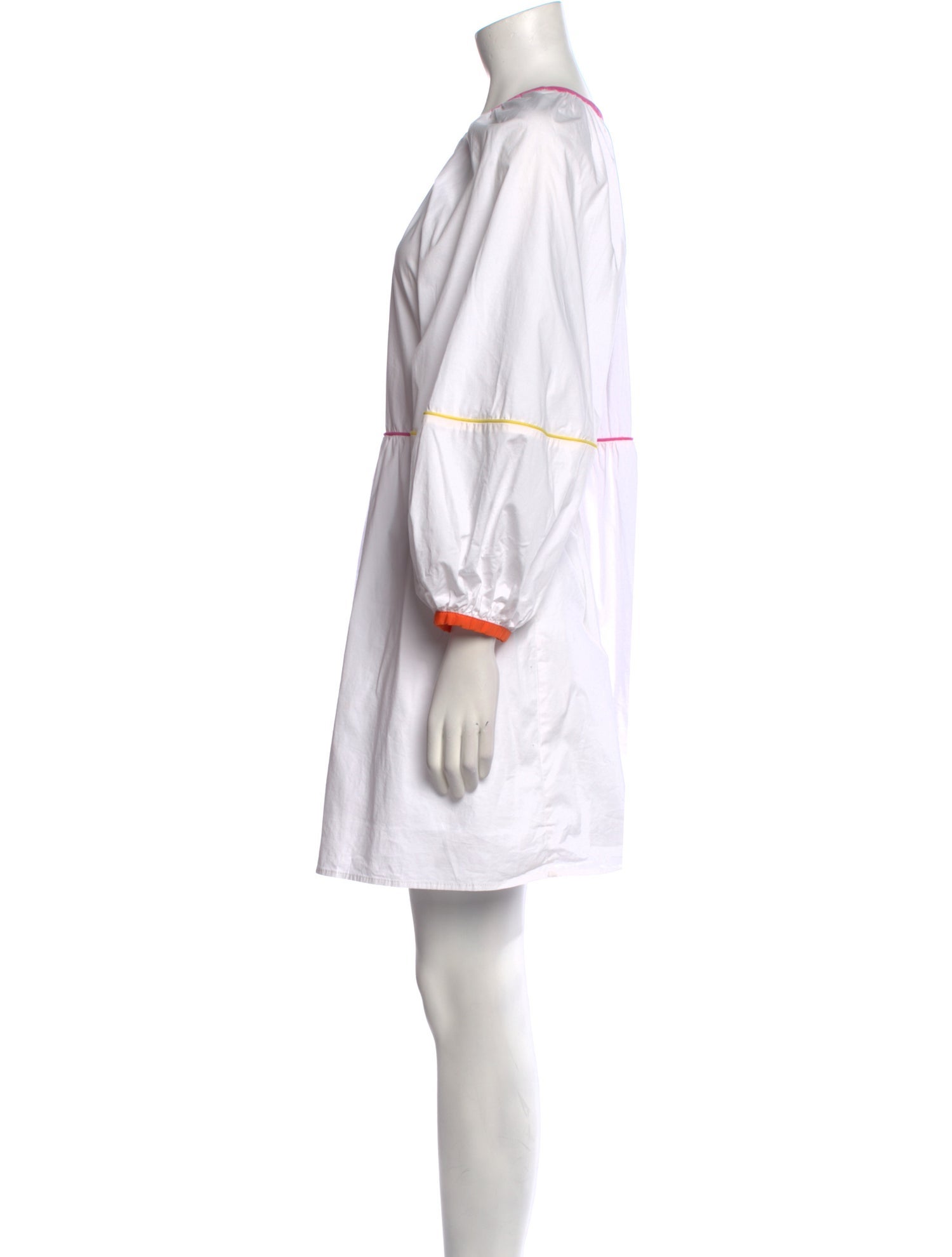 Staud Scoop Neck Mini Dress