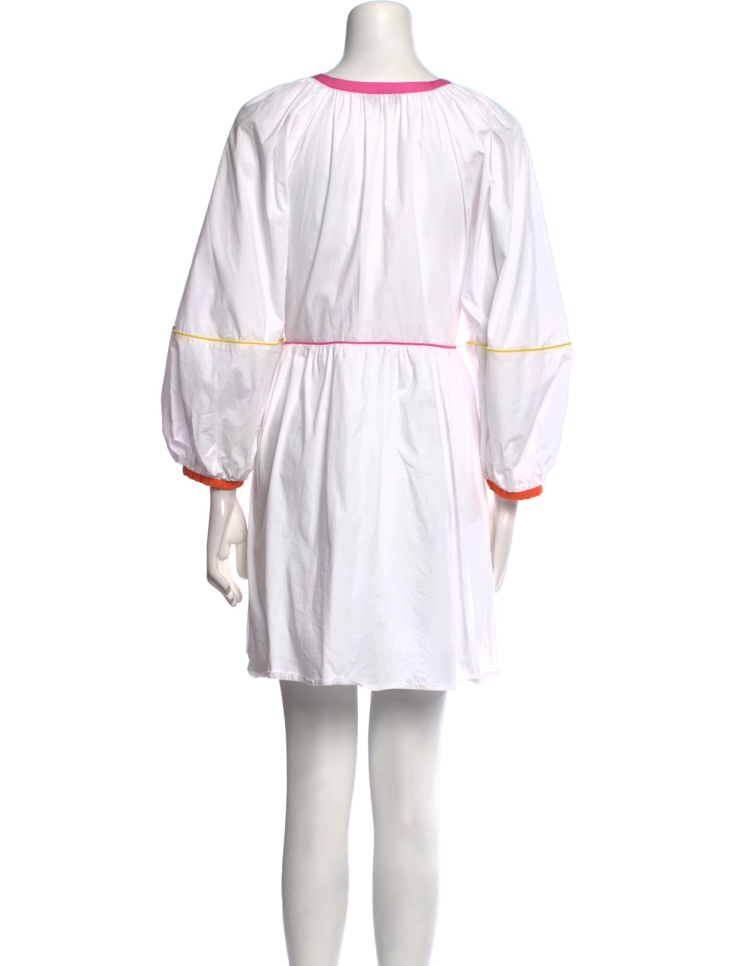 Staud Scoop Neck Mini Dress