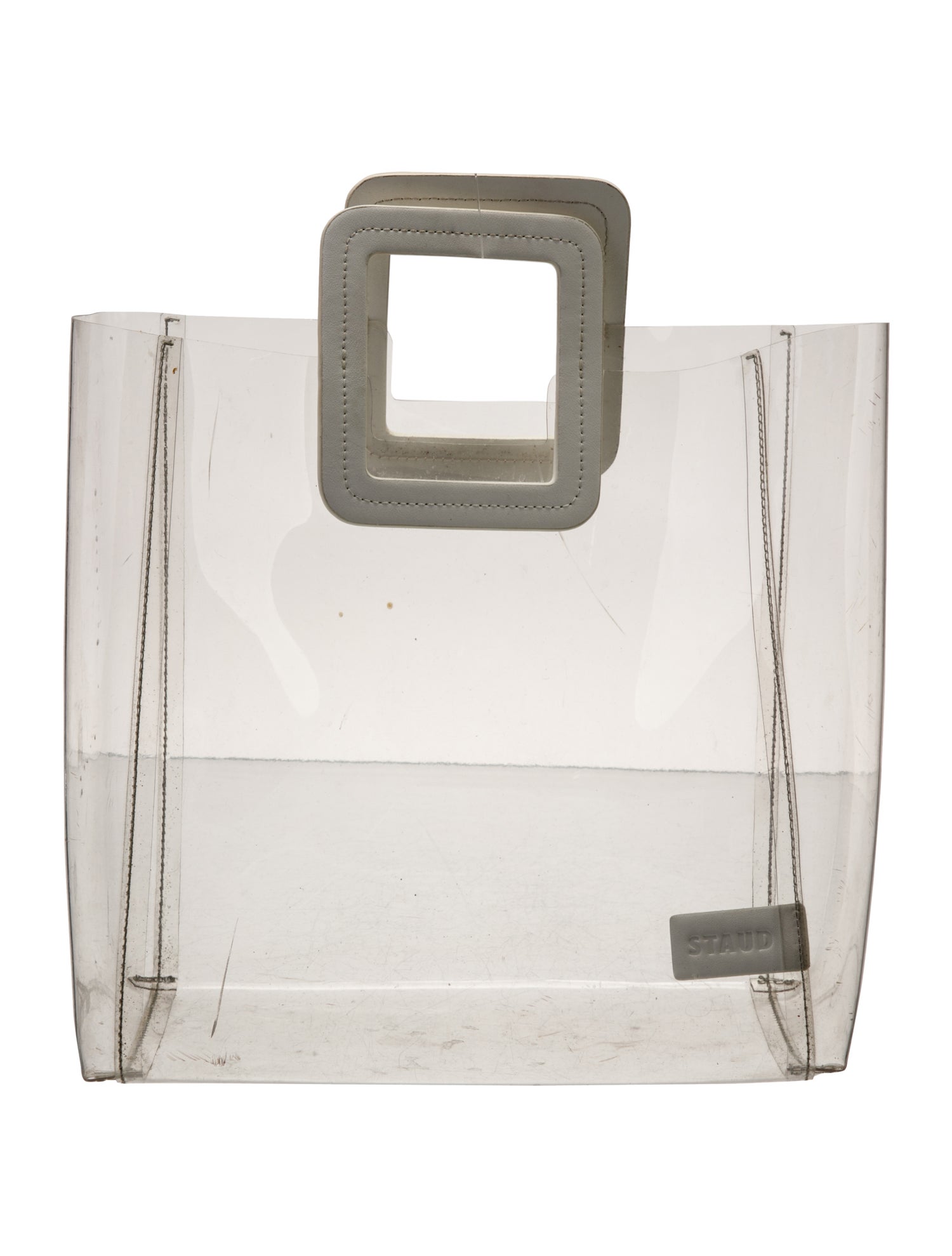 Staud PVC Top Handle Bag