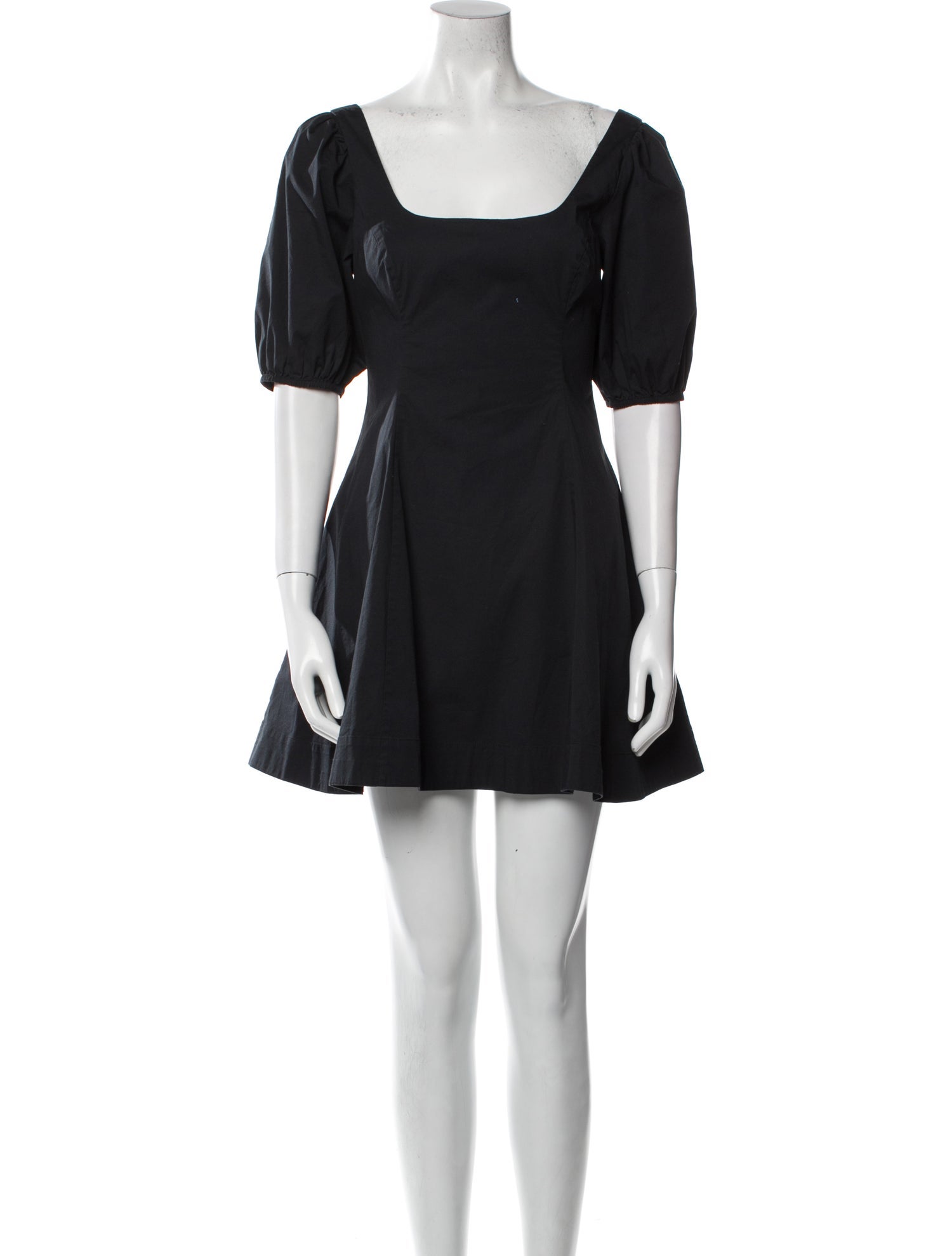 Staud Square Neckline Mini Dress