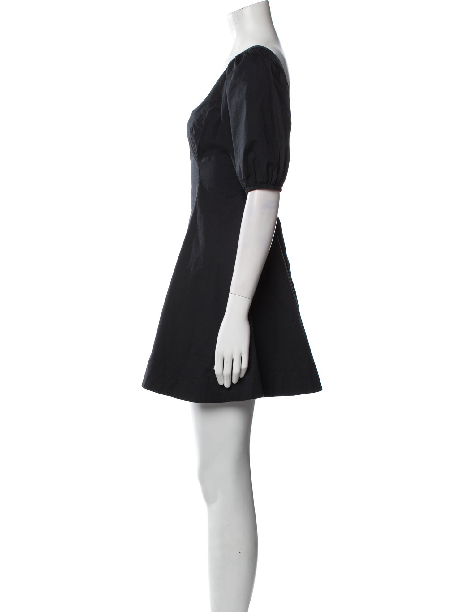 Staud Square Neckline Mini Dress