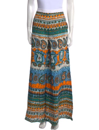 Staud Linen Wide Leg Pants