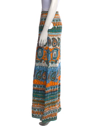 Staud Linen Wide Leg Pants