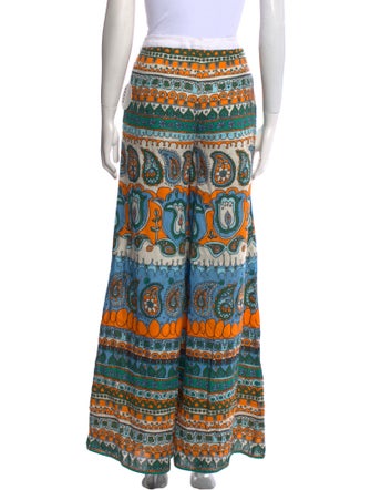 Staud Linen Wide Leg Pants